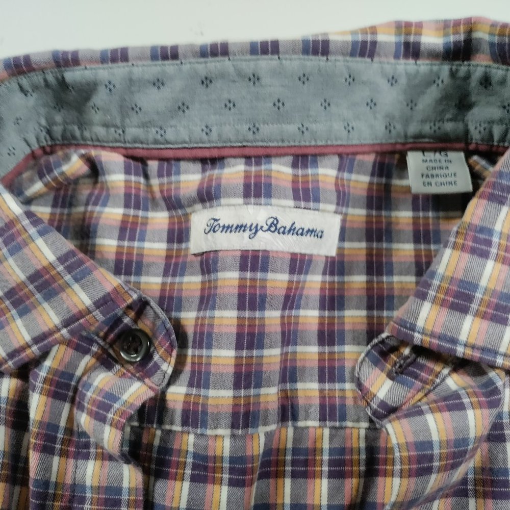 Tommy Bahama Cotton Long Sleeve Shirt Size L 203-ST325084